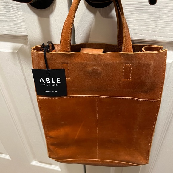 ABLE leather tote - Picture 2 of 5